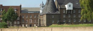 Three Mills on the River Lea.