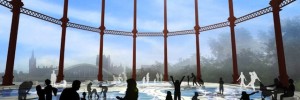 Concept image of the resurrected gasholder number 8.