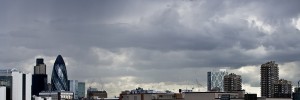 Stormy skies over Fortress Wapping by Zefrog
