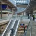 The main interior corridor curves round like a retail version of the Large Hadron Collider.