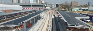 Abbey Road station under construction
