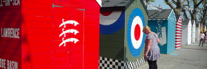 Southbank beach huts by Buckaroo Kid