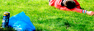 The ubiquitous blue bag - photo by Chutney Bannister