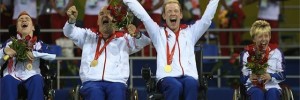 The British Boccia team win Gold in Beijing