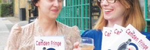 Camden Fringe organisers Zena & Michelle in the Camden New Journal