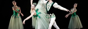 Roberta Marquez and Valeri Hristov in Emeralds, part of Jewels. Photo by John Persson