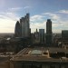 The view from Broadgate Tower last year. See how the Shard has grown.