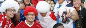 Fans photo by Rugby News Service