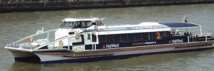 Moon Clipper on the Thames