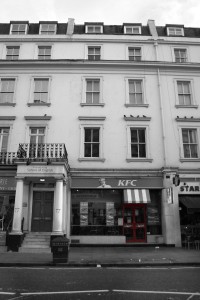 79 Gloucester Road - Basement office belonging to John George Haigh, also know as the 'acid bath murderer - 'he dissolved his victims bodies in acid to hide evidence