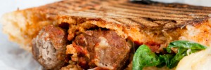 Luca Meatball Sandwich close