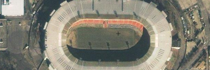 Remember this fellow? It's the old Wembley, with twin towers intact.