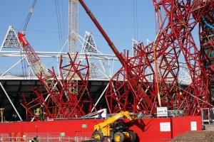 Pieces ready to be craned into place. Photo / Andy Wilkes