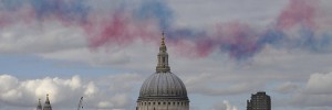 Smoke, of a different variety, over London.