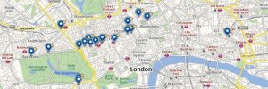 Map of the current hotspots