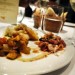 Caponata (Sicilian ratatouille), an octopus salad and sardines "fritto misto".
