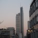 The Heron Tower at dusk.