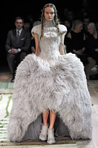 Alexander McQueen, S/S 2011. Image: Courtesy Christopher Moore, Catwalking