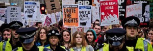 Scene from a previous march, by Sven Loach in the Londonist Flickr pool.
