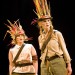 Swallows and Amazons. Original Bristol Old Vic production. Amy Booth-Steel (Peggy Blackett) and Celia Adams (Nancy Blackett) in Swallows and Amazons. Photo Simon Annand Swallows and Amazons. Original Bristol Old Vic production. Amy Booth-Steel (Peggy Blackett) and Celia Adams (Nancy Blackett) in Swallows and Amazons. Photo Simon Annand