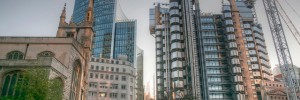 The Lloyds building (r). Photo / mattomatto