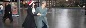 Swing dancing in the streets! Photo by Past London