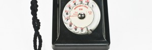 First designed by Ericsson, the Bakelite phones  became the GPO standard phone largely produced in the 1940s and 1950s. Now more than a half-century old, a very popular working nostalgic phone. Buy now.