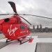 The London Air Ambulance overlooks the City.