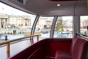 Front of the upper deck