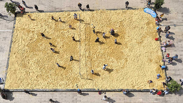 Beach volleyball in Barking