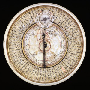 Ivory sundial and Qibla pointer, made by Bayram b. Ilyas. Turkey, 1582-3 © The Trustees of the British Museum