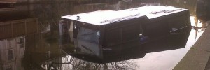 Oh dear... something has sunk on the Regent's Canal - photo by pixelpercy