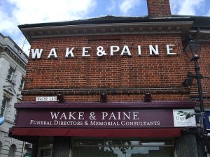 Wake and Paine Undertakers, Twickenham