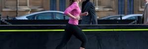 Jogger near Old Palace Yard