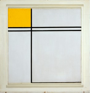 Piet Mondrian (1872-1944) Composition with Double Line and Yellow, 1932 Oil on canvas 45.3 x 45.3 cm Scottish National Gallery of Modern Art, Edinburgh © 2012 Mondrian/ Holtzman Trust c/o HCR International Washington DC