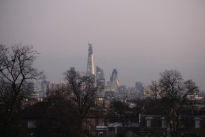 The view from Brockwell Park first thing by Tim Woodall