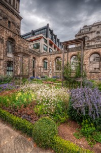 The garden within the ruins of Christ Church Greyfriars, by tonybill