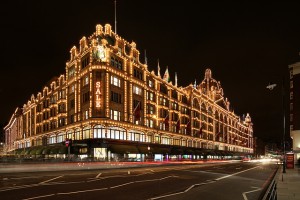 Harrods by night