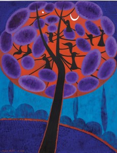 Roosting Peacocks, Maro Gorky, Courtesy Long & Ryle Gallery