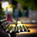 South Bank by markspokes49 A sun-dappled bench on the South Bank, by markspokes49