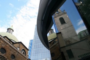 Reflected glory - St Stephen Walbrook by tezzer57