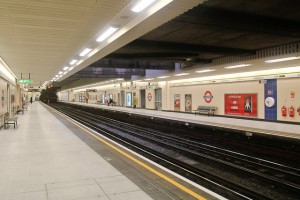 View from the westbound platform