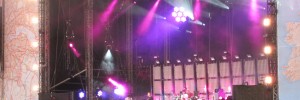 Blur at Hyde Park in 2009
