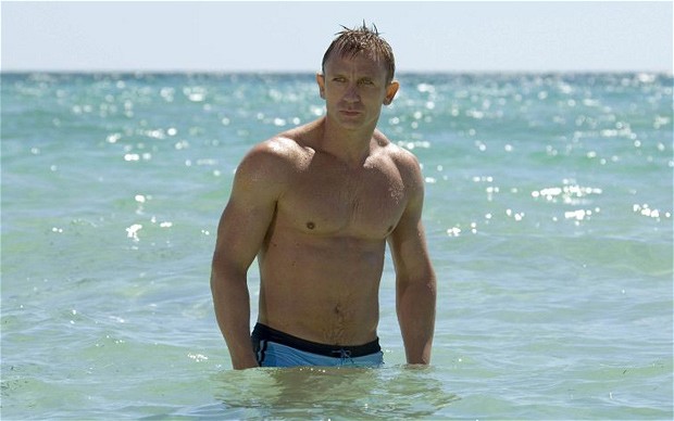 Daniel Craig in those shorts in Casino Royale
