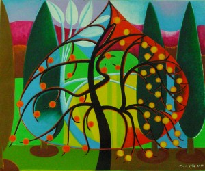 Wide Persimmon Tree, Maro Gorky, Courtesy Long & Ryle Gallery