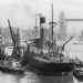 The Pool of London Looking East Towards Tower Bridge from London Bridge, c.1910. Photographer: Unknown. When this photo was taken, London was the greatest port in the world. © Museum of London
