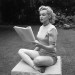 Marilyn Monroe photo session at Hollywood agent Johnny Hyde's backyard (708 w. Palm Drive) on May 17, 1950 in Beverly Hills, California. Photo by Michael Ochs Archives/Getty Images