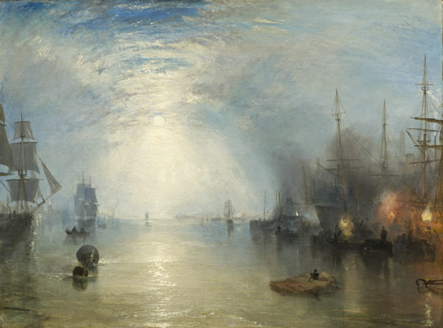 Joseph Mallord William Turner (1775˗1851). Keelmen Heaving in Coals by Night, 1835 Oil on canvas Image courtesy of the Board of Trustees, National Gallery of Art, Washington, DC Widener Collection 1942.9.86