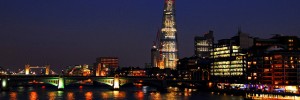 The Shard at night