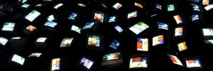 David Hall, 1001 TV Sets (End Piece) 1972-2012. Photo: Michael Maziere